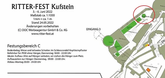 Ritterfest Kufstein vom 03.06. bis 06.06. 2022