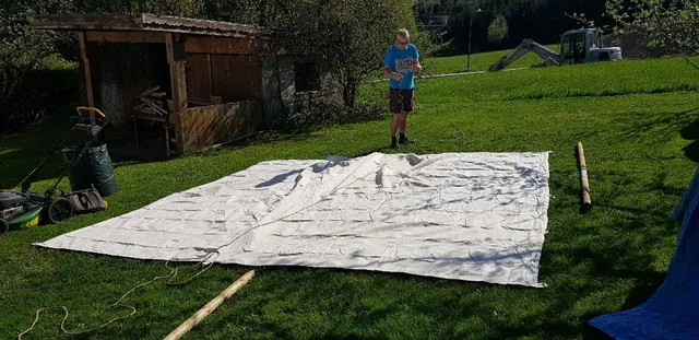 Schleifarbeiten an den Möbeln und „Probelagern“ :-) Gemischtes