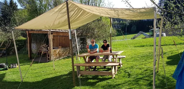 Schleifarbeiten an den Möbeln und „Probelagern“ :-) Gemischtes