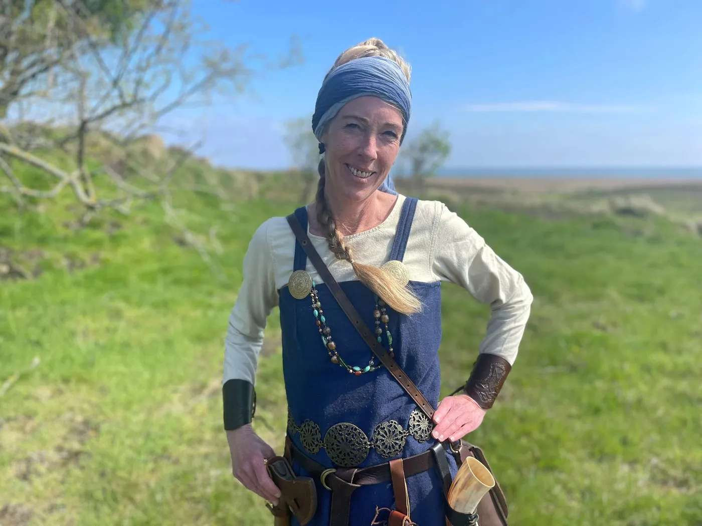 Stephanie Langer in Gewandung
