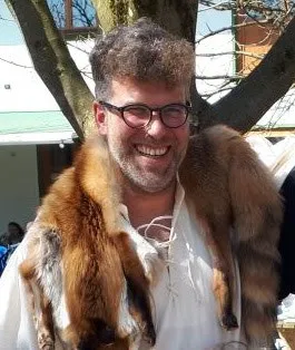 Stephan Lerner in Gewandung